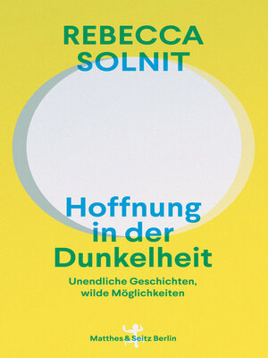cover image of Hoffnung in der Dunkelheit